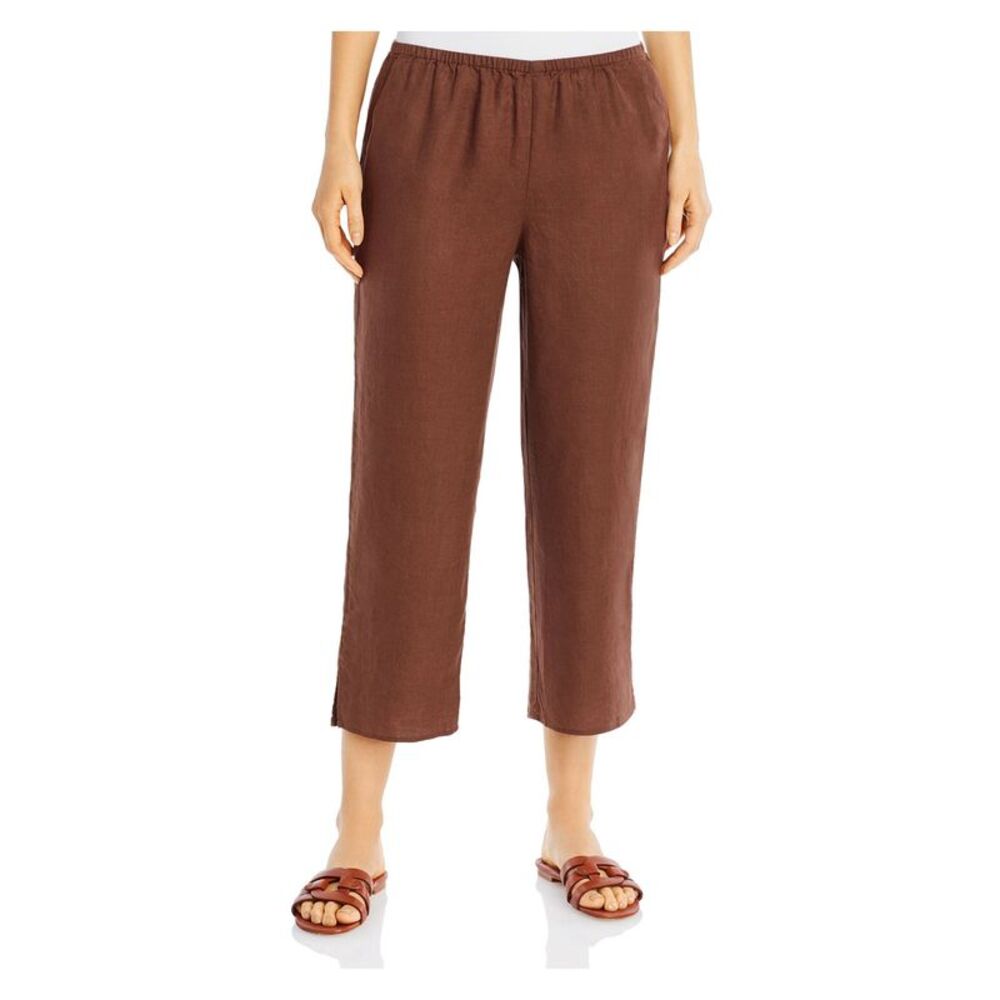 EILEEN FISHER Womens Brown Straight leg Pants XL